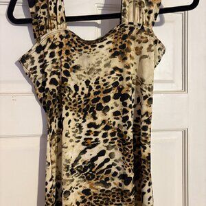 MKM Designs - Cheetah Print Sleeveless Top